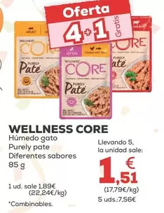 Wellness Core - Humedo Gato Purely Pate