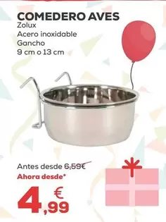 Zolux - Comedero Aves