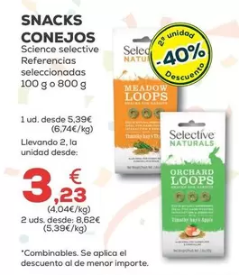 Science Selective - Snacks Conejos