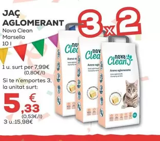 Nova Clean - Lecho Aglomerante