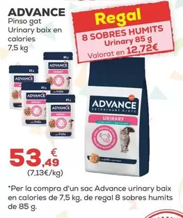 Advance - Pienso Gato Urinary Bajo En Colorias