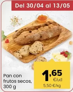 Pan Con Frutos Secos