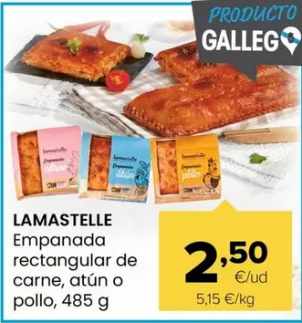 Lamastelle - Empanada Rectangular De Carne, Atún O Pollo