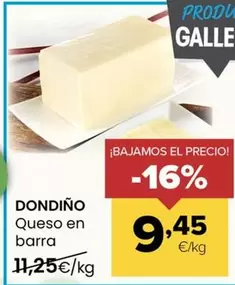 Dondiño - Queso En Barra