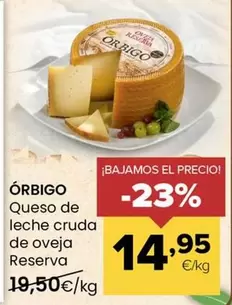 Orbigo - Queso De Leche Cruda De Oveja Reserva