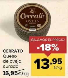 Cerrato - Queso De Oveja Curado