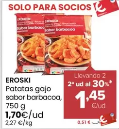 Eroski - Patatas Gajo Sabor Barbacoa