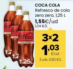 Coca-Cola - Refresco De Cola Zero Zero