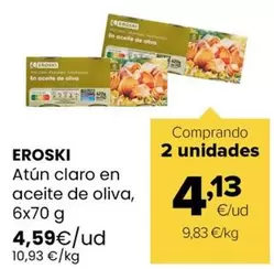Eroski - Atun Claro En Aceite De Oliva