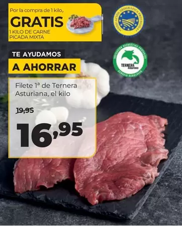 Ternera Asturiana - Filete 1o De