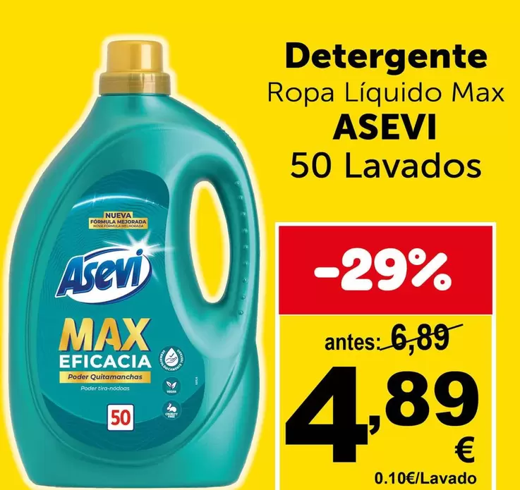 Asevi - Detergente Ropa Liquido Max