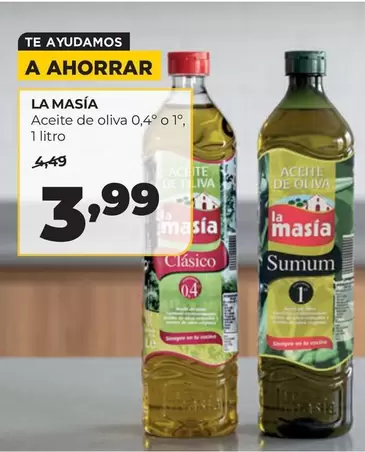 La Masía - Aceite De Oliva