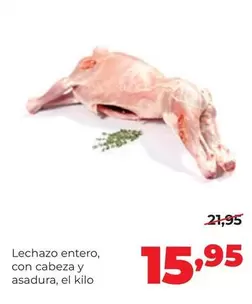 Lechazo Entero Con Cabeza Y Asadura