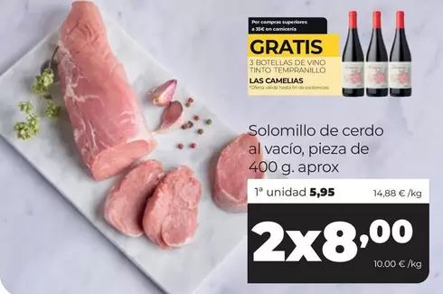 Tempranillo - Solomillo De Cerdo Al Vacio