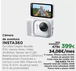 Insta360 - Camara De Aventura