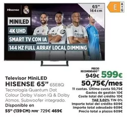 Hisense - Televisor Miniled