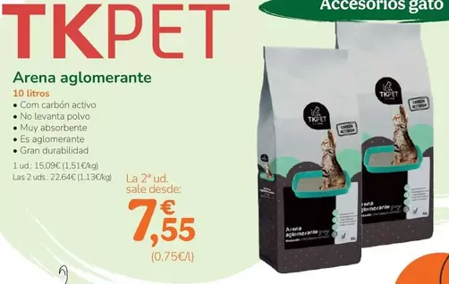 Tk- Pet - Arena Aglomerante
