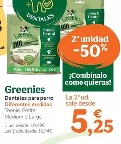 Greenies - Dentales Para Perro