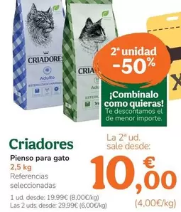 Criadores - Pienso Para Gato