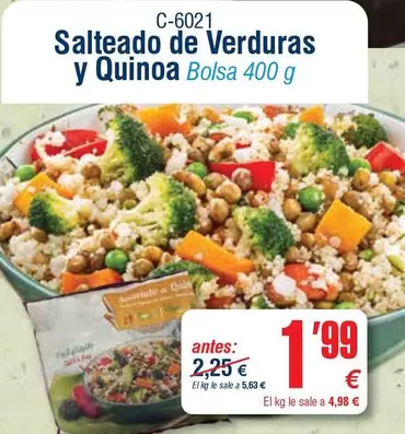 Salteado De Verduras Y Quinoa