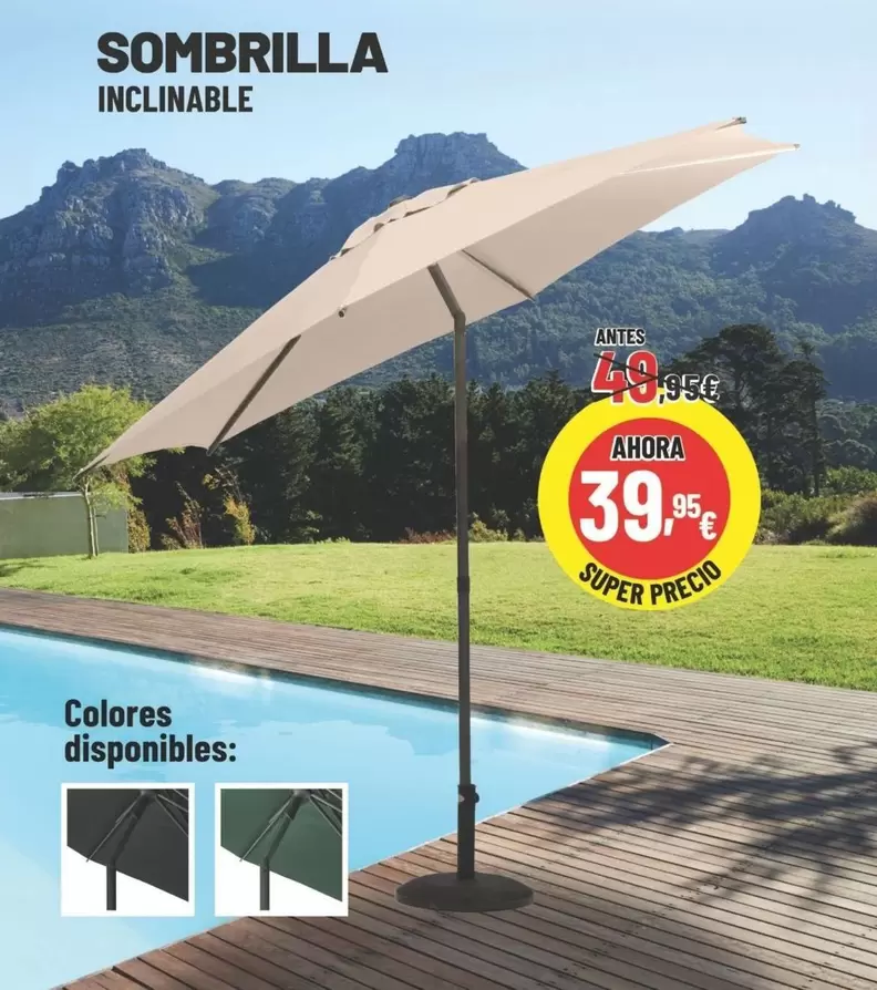 Sombrilla Inclinable