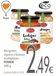 Ferrer - Mongetes, Cigrons O Llenties Ecològique