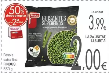 Findus - Pèsols Extra Fins