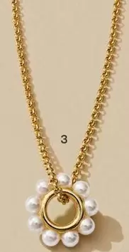 Collar Spiga Perle Corto