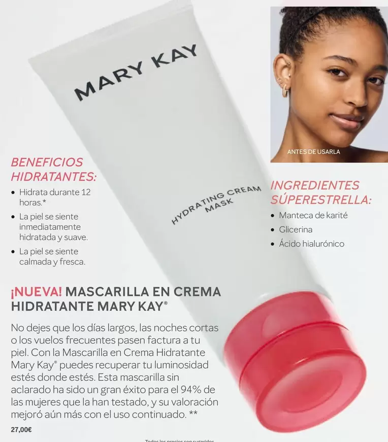 Mary Kay - Mascarilla En Crema Hidratante