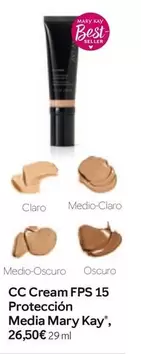Mary Kay - Cc Cream FPS 15 Proteccion Media 