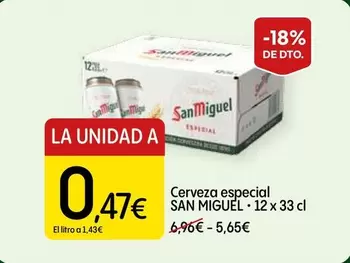 San Miguel - Cerveza Especial