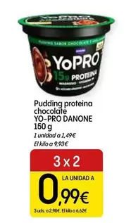 Danone - YoPro Pudding Proteina Chocolate 