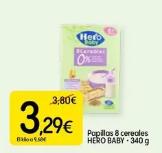 Hero - Papillas 8 Cereales