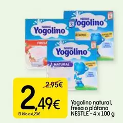 Nestlé - Yogolino Natural, Fresa O Platano