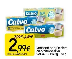 Calvo - Variedad De Atun Claro En Aceite De Oliva 