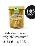 Pesasur - Filete De Caballa Bio