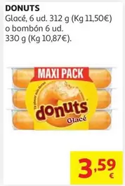 DONUTS GLACE 6 UDS 312 G                                    