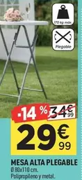 Mesa Alta Plegable
