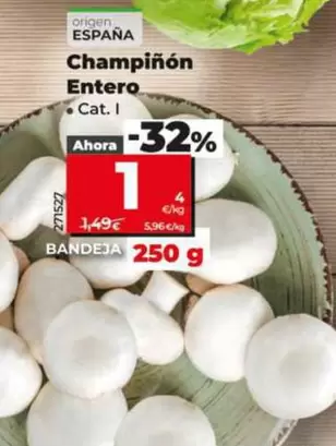 Champiñón Entero 