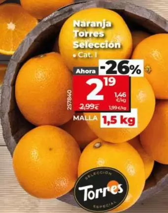 Naranja Torres Selección 