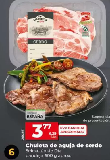 Seleccion De Dia - Chuleta De Aguja De Cerdo 