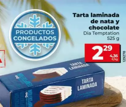 Dia Temptation - Tarta Laminada De Nata Y Chocolate