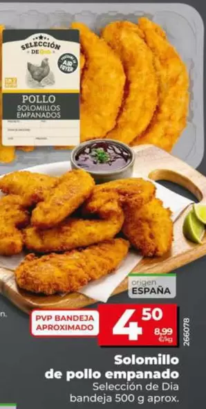 Seleccion De Dia - Solomillo De Pollo Empanado 