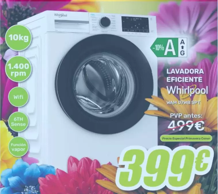 Whirlpool - Lavadoras Eficiente