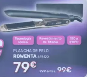 Rowenta - Plancha De Pelo