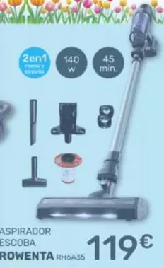 Rowenta - Aspirador Escoba Rh6a35