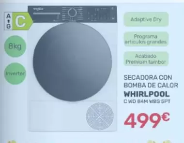 Whirlpool - Secadora Con Bomba De Calor