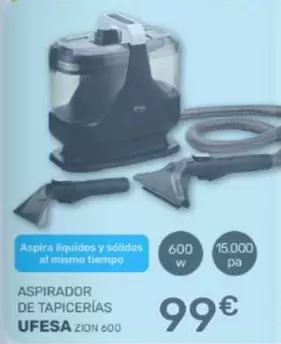 Ufesa - Aspirador De Tapicerías