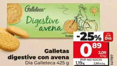 Dia Galleteca - Galletas Digestive Con Avena 