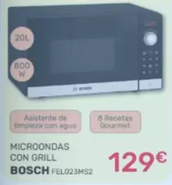 Bosch - Microondas Con Grill